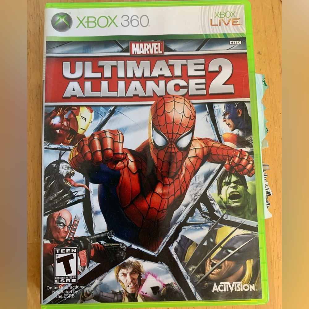 Xbox 360 Marcel Ultimate Alliance  2 Game
